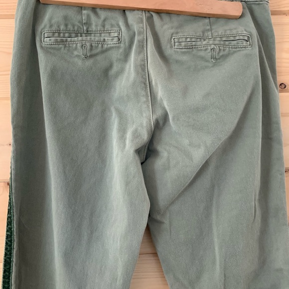 Anthropologie velvet trimmed chinos - Picture 1 of 4